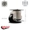 Service Caster Nylon Swivel TP Light Duty Floor Leveling Caster w/1.97" Diameter Black Wheel SCC-TPLV20S50-NYR-330 - alternate 3